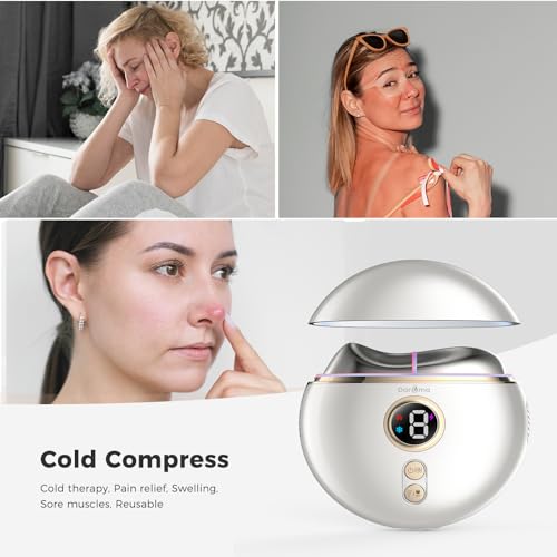 DAROMA Electric Gua Sha Tool - Dual-Mode Facial & Body Massager with 9 Temperature Settings