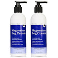 Miracle Plus Magnesium Relaxing Leg Cream 8oz Pack of 2 | Calming Herbal Moisturizer for Soothing & Muscle Relief