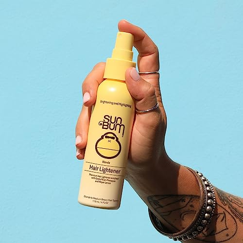 Sun Bum Blonde Formula Hair Lightener Spray, Sunscreen Face Lotion SPF 50, Vitamin E, Vegan, Reef Safe, Moisturizing, 4 oz, 3 oz
