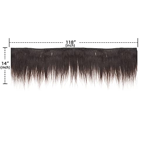 Remy Virgin Human Hair Weave 14 Inch Pack of 2 - Tangle & Shed Free Blue