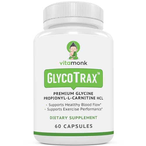 Glycine Propionyl-L-Carnitine - Blood Circulation & Heart Health Support - 60 Capsules