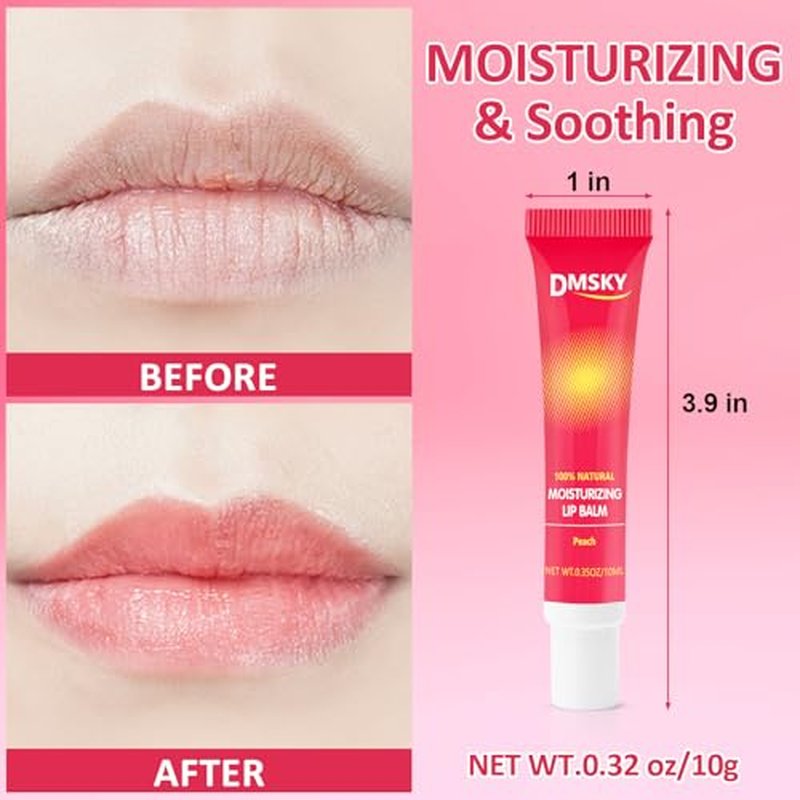 Dmsky 24 Pack Lip Gloss Bulk, Squeeze Clear Lip Gloss Set with Shea Butter, Moisturizing High Shine Glossy Lip Oil for Dry Chapped Lips-12 Flavors