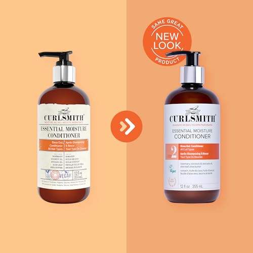 CURLSMITH Essential Moisture Conditioner 12 fl oz - Hydrating Curl Conditioner for All Hair Types