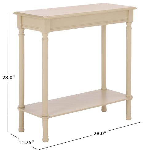 Console Entryway Table 28 Inch Sand Finish - Wooden Hallway Accent