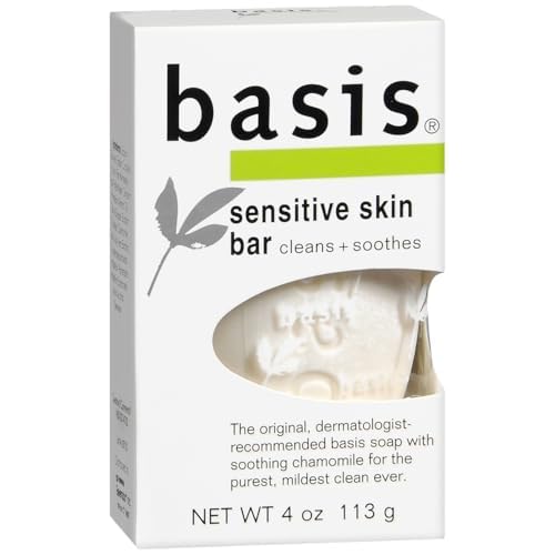 Basis Sensitive Skin Bar, 4oz. Per Bar (2 Pack)
