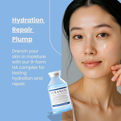 Cicaultra Moisture Ampoule ? Korean Peptide & Hyaluronic Acid Face Serum for Sensitive Skin ? Deep Hydration, Barrier Repair & Glass Glow Firmness ? 1.2 fl oz (35 mL)