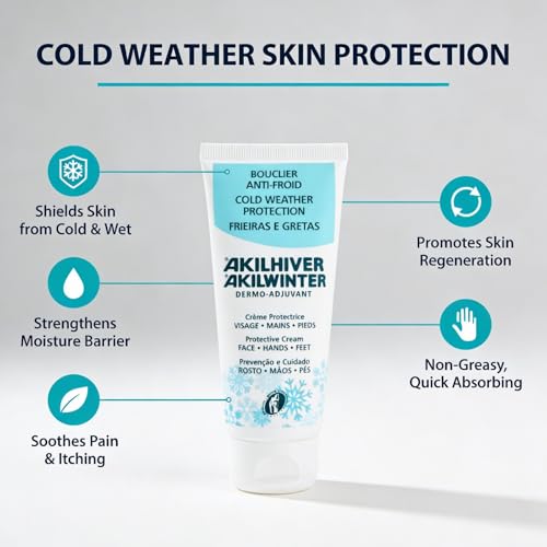 Multi-Purpose Face & Hand Moisturizer for Dry Skin - Chilblains & Cracks Prevention
