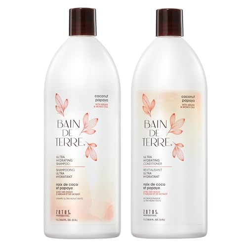 Coconut Papaya Ultra Hydrating Shampoo & Conditioner Set 33.8 Fl Oz - Deep Moisture & Hydration, Vegan, Paraben-Free, Color Safe Variation of THIS listing