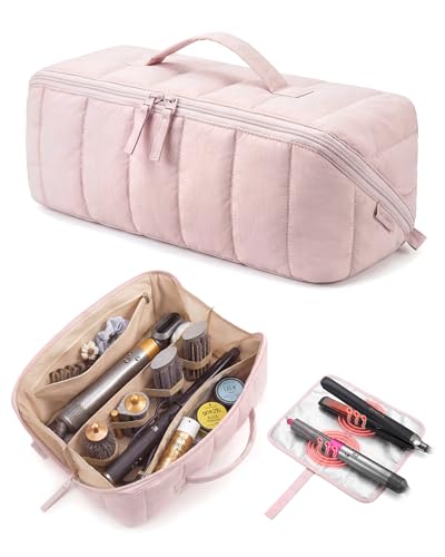 Travel Hair Tool Organizer Bag for Airwrap & Shark FlexStyle - Large Capacity, Heat-Resistant, Water-Resistant