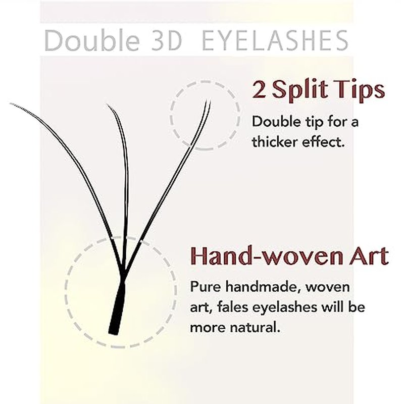 Bottom J Curl + W-3DD C Curl, 2 Pieces, J+C Curl, 0.10mm+0.07mm, MIX5-7mm + MIX8-15mm, Black, Eyelash Extensions, for Lash Artists, Combination Sale(J+C 0.10+0.07 MIX5-7+MIX8-15)3D Double Tips