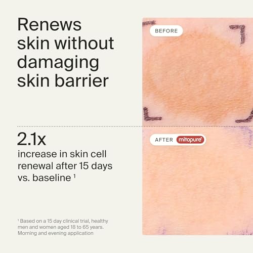 Timeline Mitopure™ Travel Size Face Exfoliator with Acids, 1 fl oz – Purify & Smooth Skin