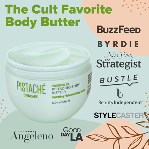 Pistach? Skincare Pistachio Oil Winter Defense Hydration Duo | Whipped Body Butter & Cleansing Shower Oil | Moisturizing & Softening with Vitamin E