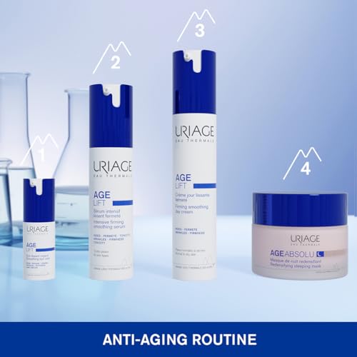 Uriage Age Lift Anti-Aging Cream With Retinol, Hyaluronic Acid & Shea Butter, 3X Less Visible Wrinkles, 3X Increased Firmness, Firming Velvet Cream, Normal To Dry Skin, Even Sensitive