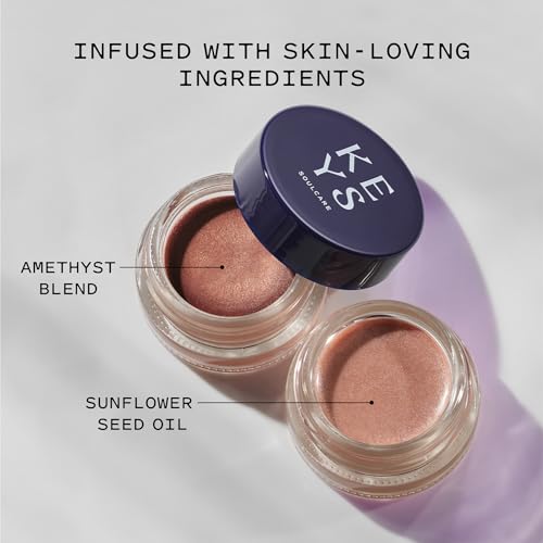 Keys Soulcare Gleam On Highlighting Balm - Transcendence Champagne Shade Dewy Radiance for Fair to Medium Skin, Vegan & Cruelty-Free