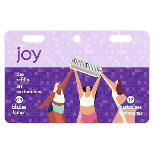 Women’s Razor Blade Refills with Lubrastrip - Purple, Pack of 12