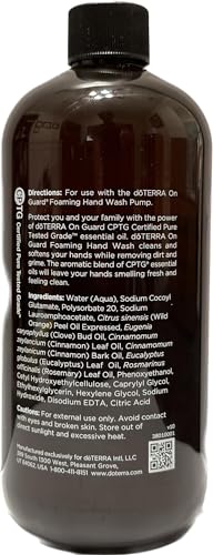 doTERRA On Guard Foaming Hand Wash Refill 16 oz | Gentle, Skin-Sensitive Hand Soap