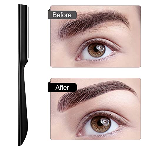 Eyebrow Razor, S.T. Friends 10Pcs Face Razor for Women Exfoliating Dermaplaning Tool, Dermaplane Razor Peach Fuzz Removal, Eyebrow Shaper Trimmer Facial Shaver Help Exfoliate and Smooth the Skin