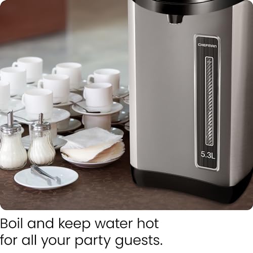 Chefman 3.8 Quart Electric Hot Water Pot Urn with Auto & Manual Dispense