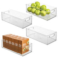 iDesign Stackable Storage Bin Set of 4 - Clear Kitchen & Home Organization