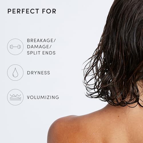 OUAI Fine Hair Conditioner - Volumizing Conditioner for Fine Hair Made with Keratin, Biotin and Chia Seed Oil - Adds Softness, Bounce and Volume - Free from Parabens, Sulfates, and Phthalates (10 Oz)