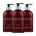Liquid Hand Soap with Dispenser - Black Pepper & Ginseng 16.9oz/500ml (3-Pack)