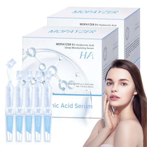 Hyaluronic Acid Serum Vials - Ultra-Hydrating Face Essence, 60 Pcs, Variation HA-2