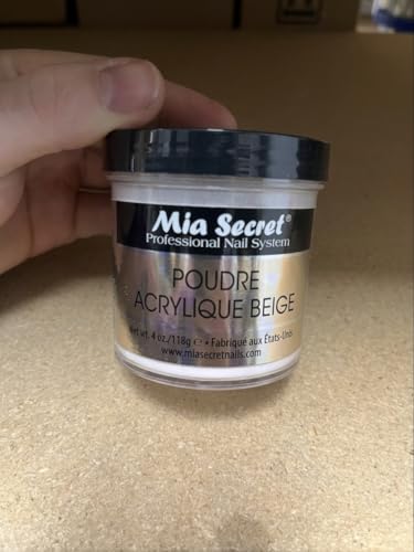 Acrylic Nail Powder Cover Beige - Salon & Personal Use Mia Secret