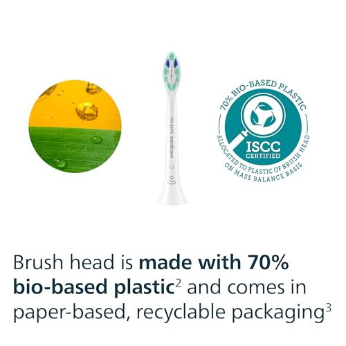Philips Sonicare C2 Plaque Control Brush Heads Pack of 2, White, 6-Month Supply