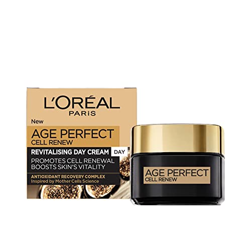 L'Oréal Age Perfect Cell Renew Revitalising Day Cream - 50ml, Anti-Wrinkle & Firming Moisturizer