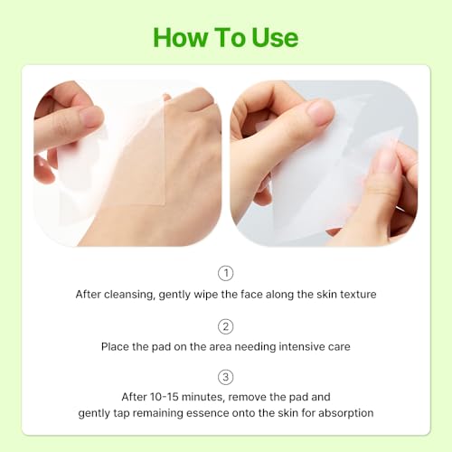 Korean Centella Cica Toner Pads - Hydrating Soothing Wipes for Sensitive Skin