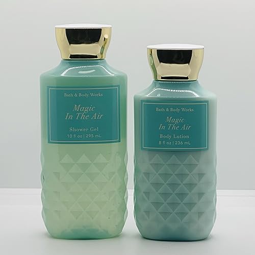 Bath and Body Works Gift Set of 10 oz Shower Gel and 8 oz Lotion (Magic In The Air)