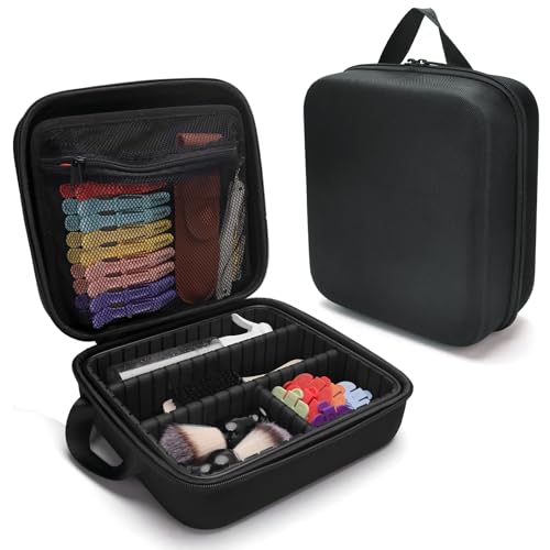 Small Barber Carrying Case for Salon Tools, Clippers & Scissors Organizer