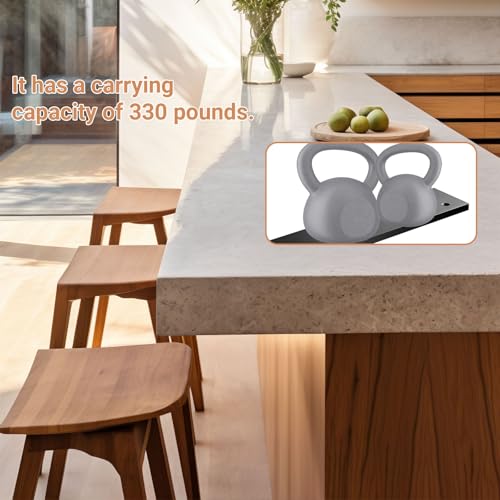 20-Inch 4 Pack Granite Bar Support Brackets - Heavy Duty Floating Countertop Supports with Screws - Variation: 20" 4pack