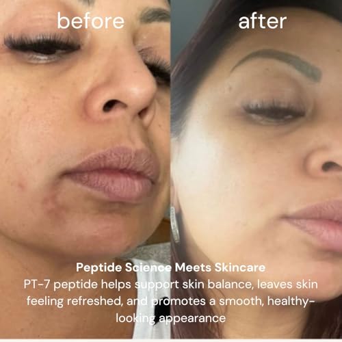 KOA LIFE Daily Gentle Peptide Facial Cleanser. Hydrates and anti-ages. In a metallic copper glass pump bottle and metallic copper outer cylinder carton