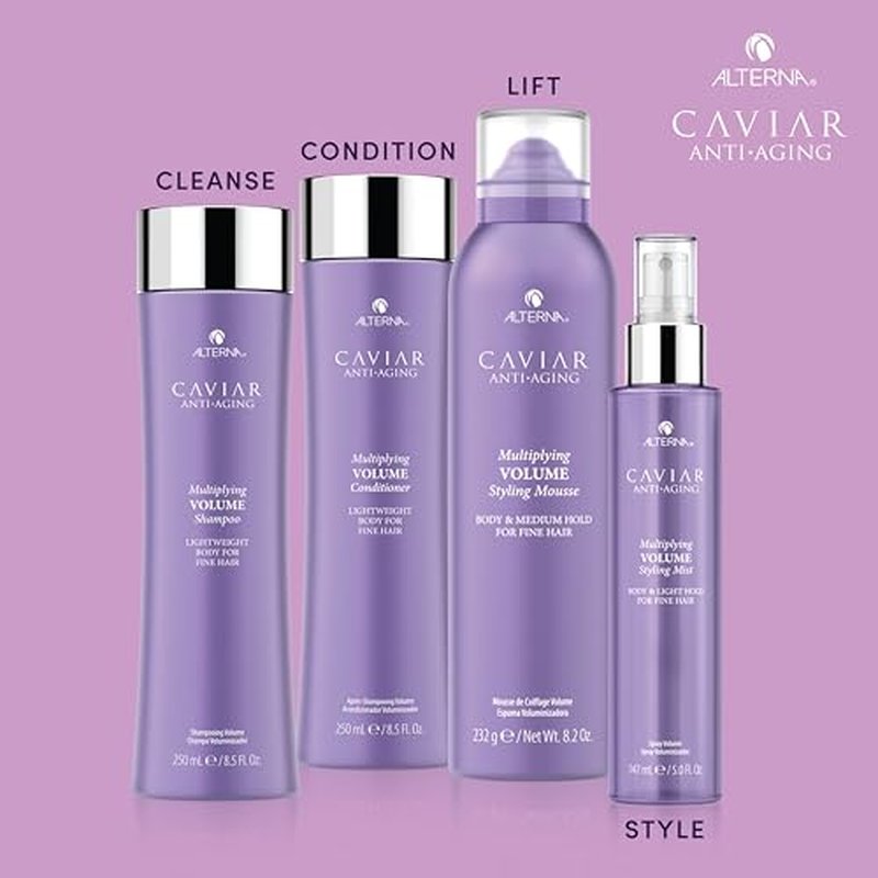 Alterna CAVIAR Anti-Aging Multiplying Volume Shampoo | For Fine, Limp or Thin Hair | Create Instant Volume and Thickness | Sulfate Free
