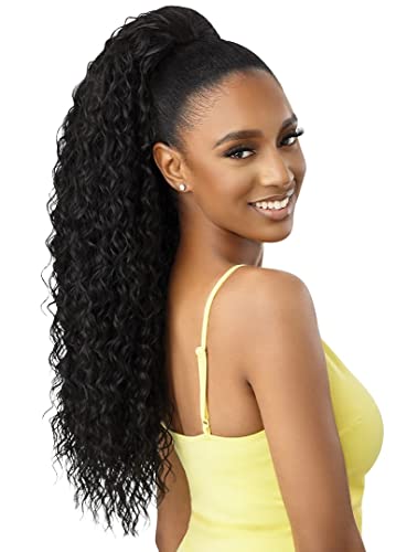 Outre Converti Cap Wet & Wavy Style Wig - Kissed by Mist, Mulled Wine