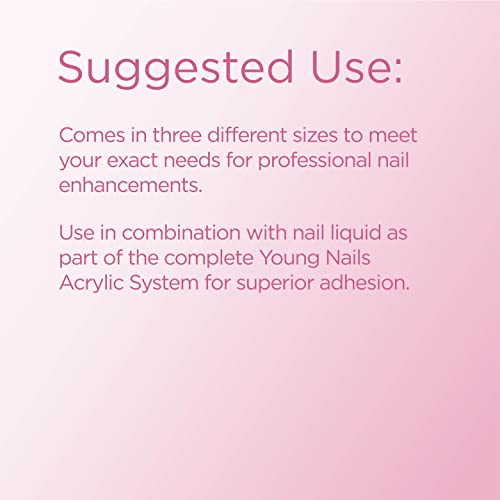 Self-Leveling Acrylic Nail Powder - Clear Nude Pink White, 85g - Variation of Clear / 85 Gram