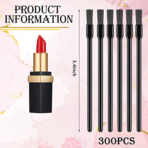 Shappy 300 Pieces Disposable Lip Gloss Brushes, Lipstick Wands Applicator, Disposable Nail Brushes, Multifunctional Makeup for Women