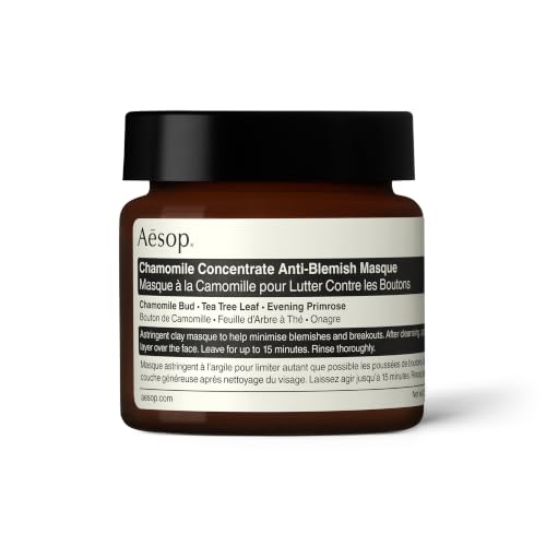 Aesop Chamomile Concentrate Anti-Blemish Clay Mask | Calming Skin Purifier 60mL