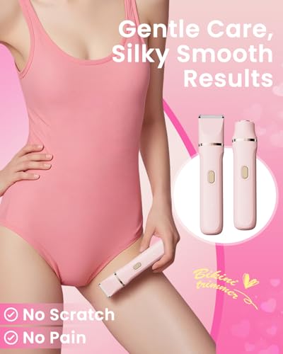 Women’s 3-in-1 Waterproof Bikini Trimmer Electric Razor - Painless & Rechargeable