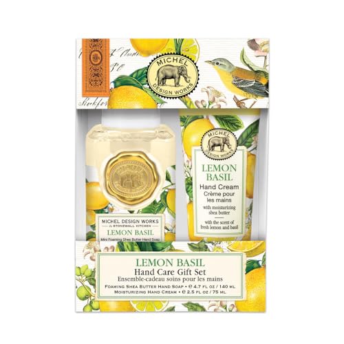 Michel Design Works Lemon Basil Hand Care Gift Set
