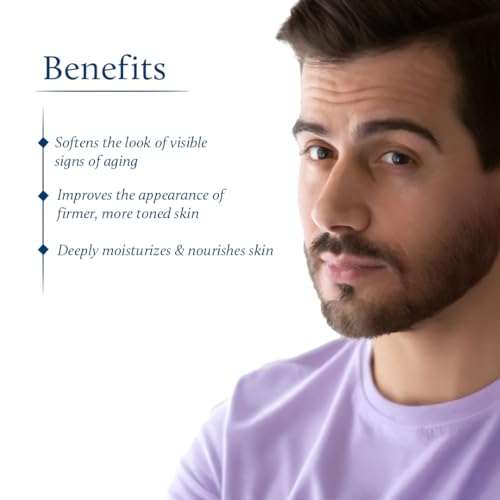Blue Nectar Saffron & Sandalwood Face Cream for Men - Hydrating Daily Moisturizer, Anti-Aging, All Skin Types