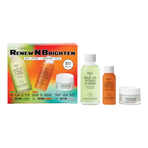 Youth To The People Brightening & Rejuvenating Face Cleanser & Moisturizer Set
