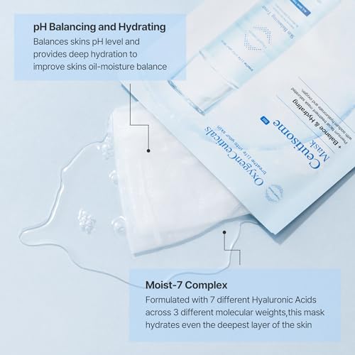 Hydrating Sheet Mask with Hyaluronic Acid & Green Tea - 6 Sheets