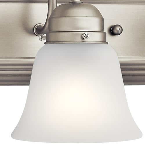 Kichler 5-Light Bathroom Vanity Light Fixture - Brushed Nickel, 36 Inches
