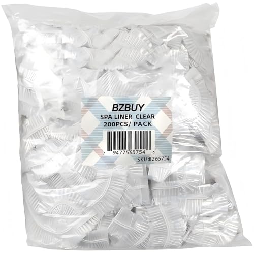 Disposable Pedicure Spa Liners Large Size 200 Pcs Clear Hygienic Fit All Chairs
