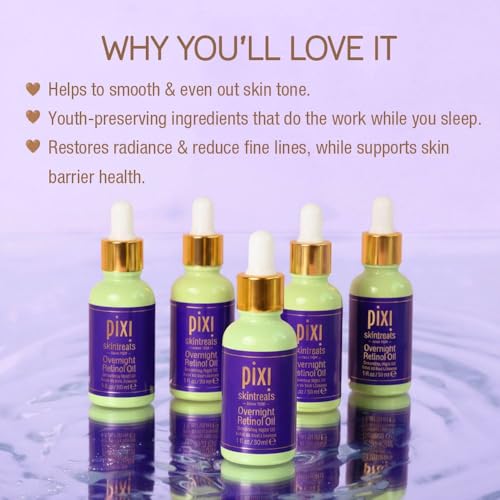 Night Skin Oil with Retinol & Peptides - Anti-Aging & Firming Face Oil 1 Fl Oz