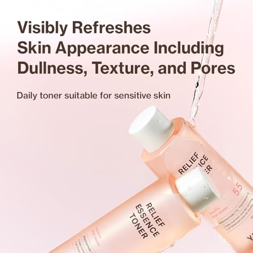 YUMU Licorice Relief Essence Toner for Sensitive Skin, Niacinamide, Panthenol, Fragrance-Free, Soothing & Hydrating (255ml / 8.62 fl. oz.)