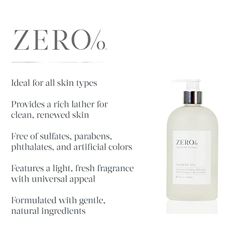 Unisex Shower Gel and Body Wash - Light & Fresh Scent - 15.5oz