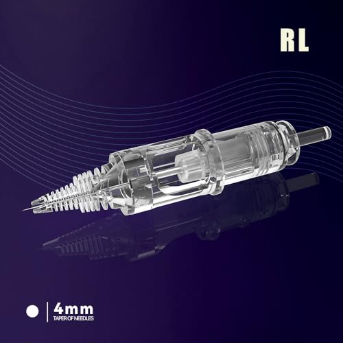 T&T AWE Professional Round Liner Tattoo Cartridges 20PCS T-A1211RL - Precise Outlining Needles